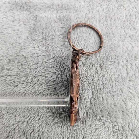 Cusco Peru Keychain Alpaca Lama Copper colored Metal Peruvian Souvenir - Picture 4 of 11